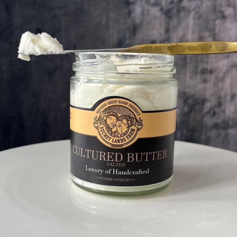 Fresh cultured butter
