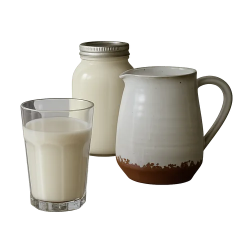 Variety of sheep dairy products