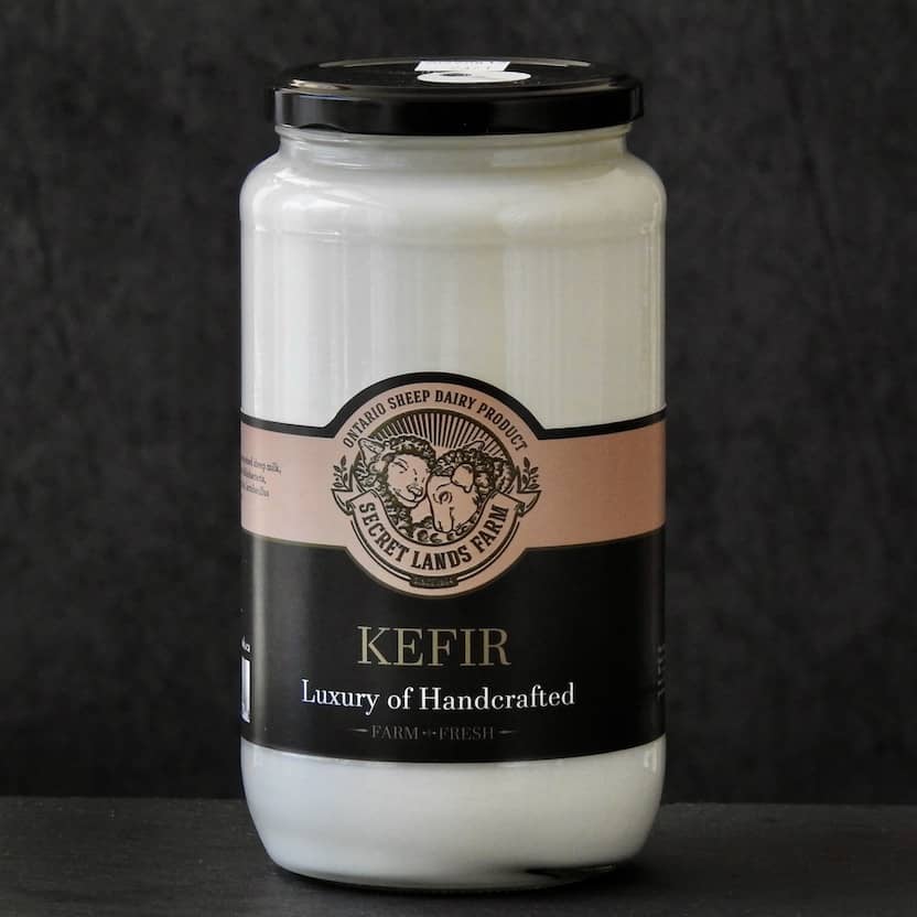 Sheep's milk kefir bottle