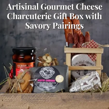 Artisanal Gourmet Cheese and Lamb Charcuterie Assortment Gift Box
