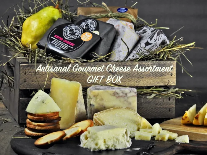 Artisanal Gourmet Cheese Assortment Gift Box
