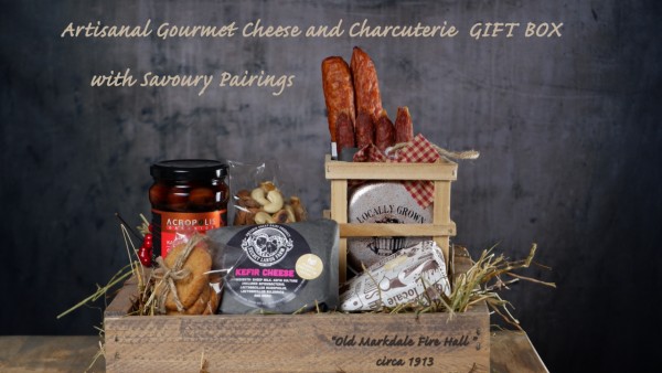 Cheese + Charcuterie gift box $100