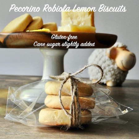 Pecorino Robiola Lemon Biscuits