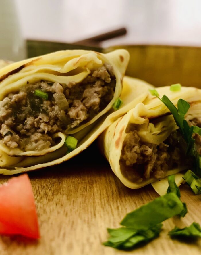 Kefir based Crepes with Lamb - Image 2