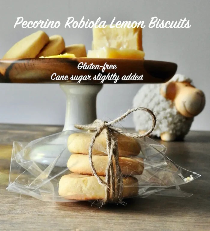 Pecorino Robiola Lemon Biscuits
