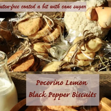 Pecorino Lemon Black Pepper Cookies Sugar Coated