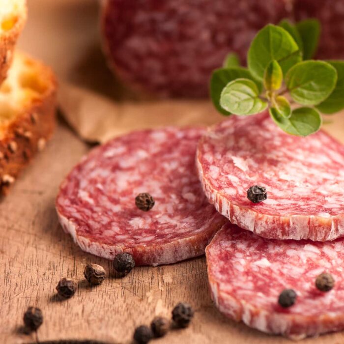 Introducing Secret Lands Farm 100% Lamb Salami, carefully crafted using Lamb trim ONLY to ensure a premium and authentic flavour.
