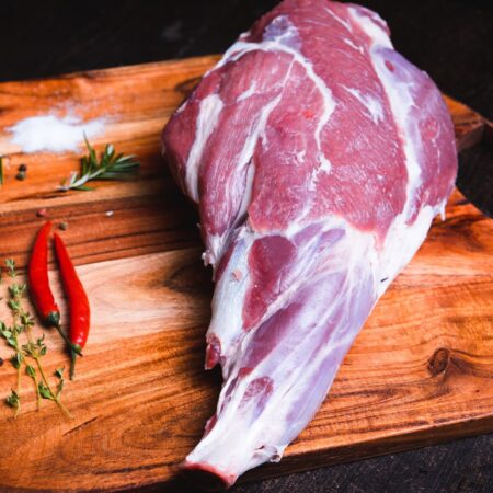 Lamb Leg bone in