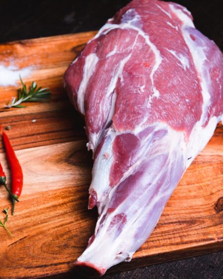 Lamb Leg bone in