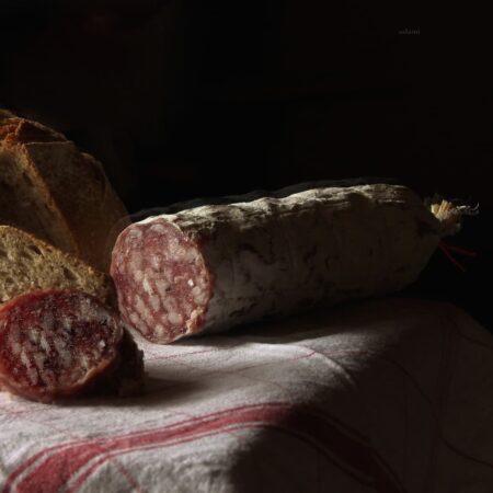 Indulge in the rich and savoury flavours of our Lamb Salami Stick, a true delicacy made from 100% lamb trim. Crafted with precision and passion.